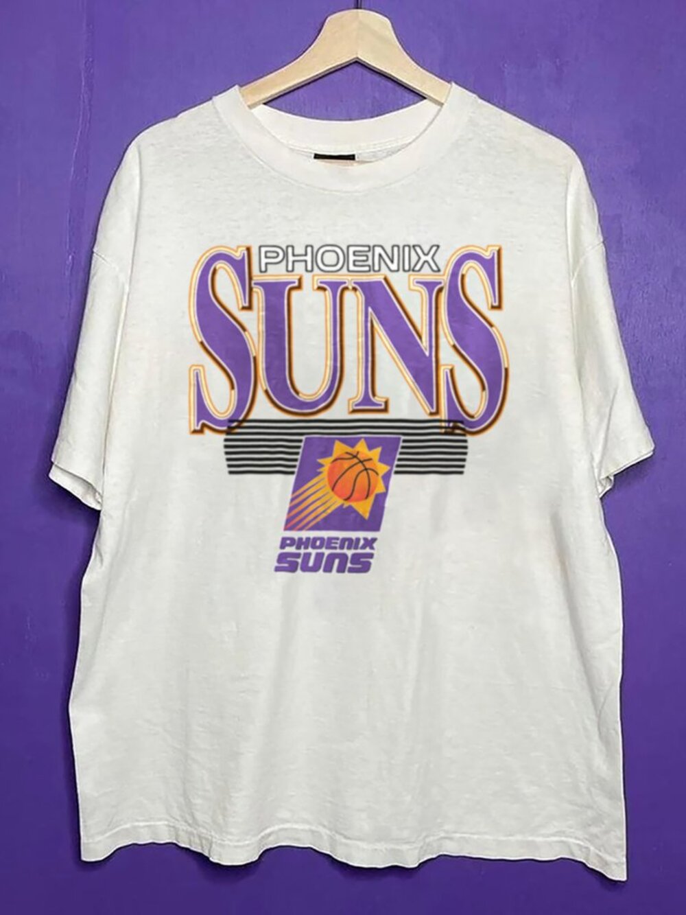 Vintage 90s Phoenix Suns Basketball Graphic Unisex Shirt, Phoenix Suns NBA Shirt